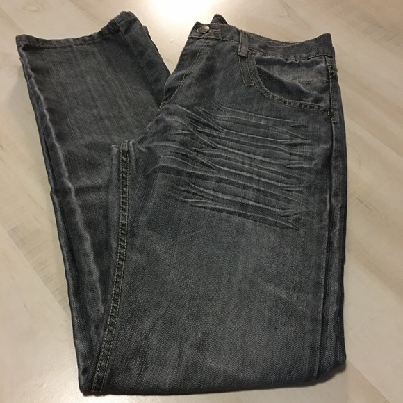 Chams Premium Jeans. Vintage back flap pockets, distressed - Picture 5 of 6